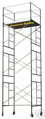 5&#039; x 7&#039; x 20&#039;7&#034; scaffolding rolling tower w / guardrail for sale