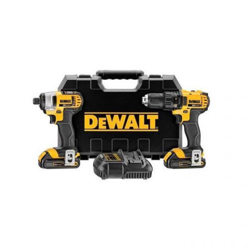 Dewalt dck280c2 20v 20 volt max 1.5 ah compactdrill and impactdriver combo kit for sale