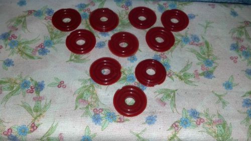 Co2 tank gaskets, red, goes between regulator &amp; tank, set of  (10) for sale