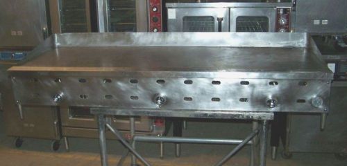 Us range 6 burner, 3 thermostats, 72&#034; griddle, nat gas; model: rgta-2472-1 for sale