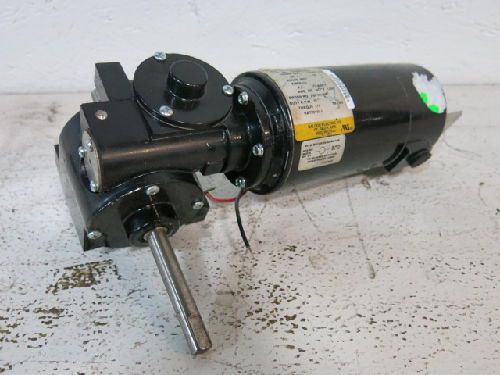 Baldor gear drive motor 24a290z107g1 eb0 2424p rws0100303 2a 90vdc 19rpm 180:1 for sale