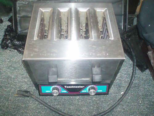 4 SLOT TOASTER 120V 20AMP PLUG RESTAURANT USE DETROIT TOASTMASTER TOAST DROP IN