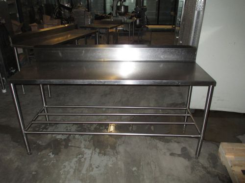 6&#039;FT STAINLESS STEEL PREP TABLE COMMERCIAL BAKERY DELI