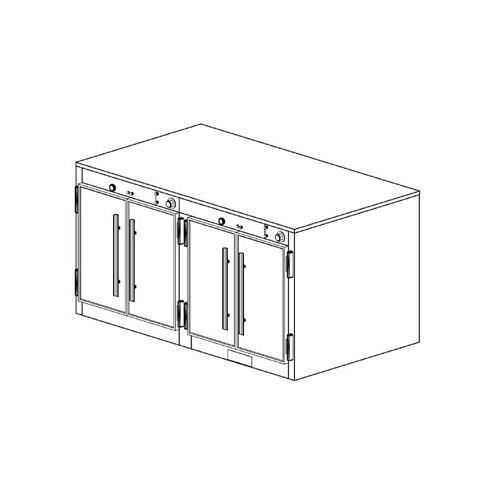 Duke 1552p thermotainer pass-thru hot food storage unit for sale