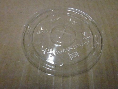 Case of 1000 Fabri-Kal GREEWARE FLAT LIDS X-SLOT  FLAVOR BUTTONS LGC16/24