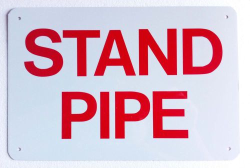 STANDPIPE 8&#034; x 12&#034; ALUMINUM SPRINKLER IDENTIFICATION SIGN