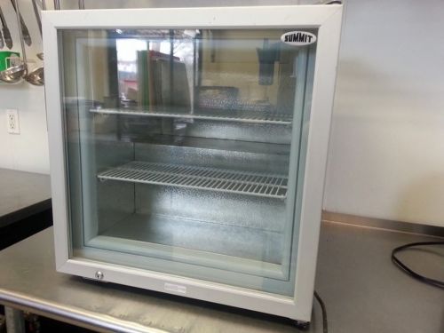 Summit glass door display freezer scfu386 commercial restaurant countertop for sale