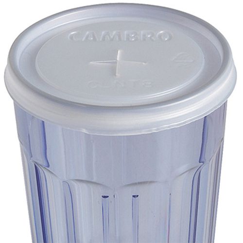 CAMBRO DISPOSABLE LID FITS 7.7 OZ. NEWPORT TUMBLER, 1000PK TRANSLUCENT CLNT8-190