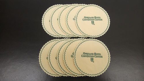 Pack of 10 Opryland Nashville Hotel Conference Center Cloth Beverage Coasters