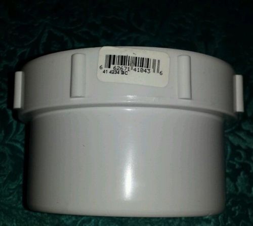 Canplas 414234BC PVC Sewer 4 Ftg C/O Adapter