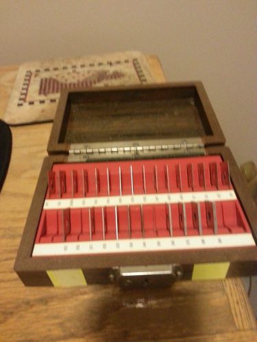 Starrett square gage blocks (Thin Set)