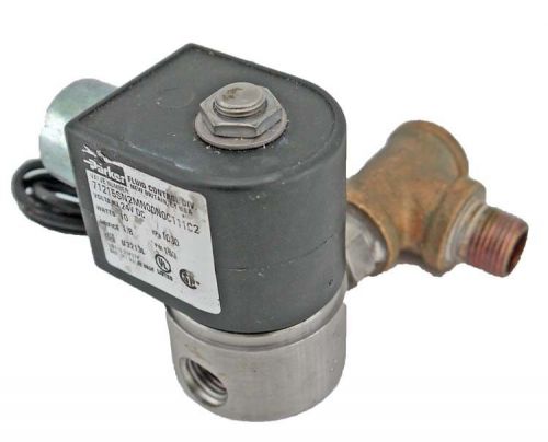 Parker 71215SN2MN00N0C111C2 10W 1/8&#034; 150PSI 1030KPA 24VDC Fluid Solenoid Valve