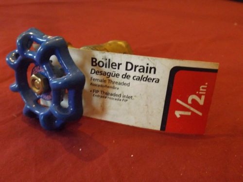 1/2&#034; American Valve Boiler Drain Female Threaded FIP Inlet New Plumbing HVAC