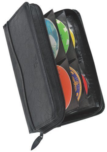 Case Logic KSW 92 - Wallet for CD/DVD discs - 92 discs - koskin - b KSW-92 BLACK
