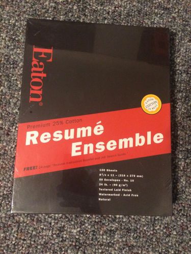 Resume Ensemble (brand new 100 sheets)