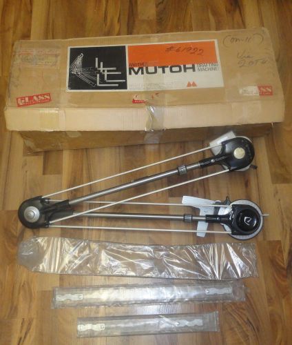 VINTAGE MUTOH DRAFTING MACHINE WITH DRAFTING SCALES IN ORIGINAL BOX