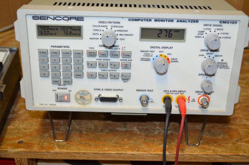 Sencore CM2125 Computer Monitor Analyzer