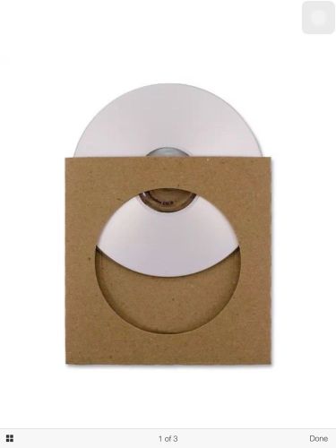 ReSleeve Recycled Cardboard CD Sleeve, 25 pack Disc CD R W Case Plastic CPU