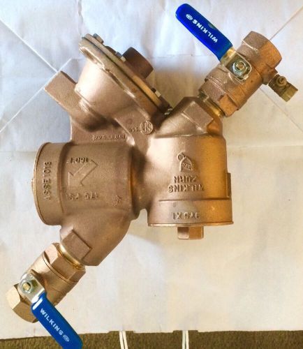 975 XL 1 1/4&#034;(1.25&#034;) WILKINS ZURN Reduced Pressure Backflow Preventer 975 Bronze