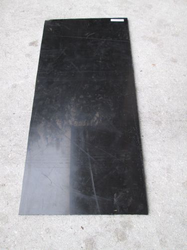 Polypropylene impact copolymer black plastic sheet 1/2&#034; x 14&#034; x 30&#034; n00m-00 uhmw for sale