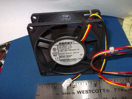 TYP 8412/12 PAPST FAN 12V DC 2.4W NEW!