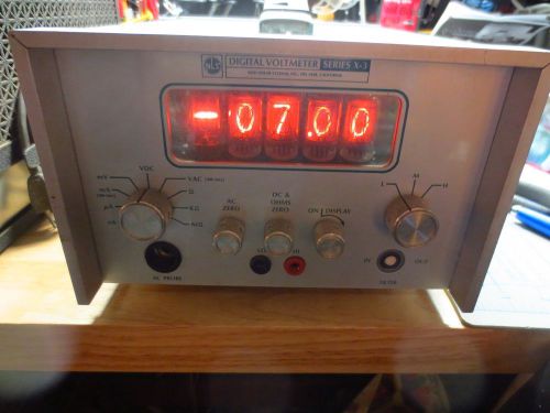 Non Linear Systems Inc Digital Voltmeter Series X-3 NLS Vintage &#034;Damaged&#034;