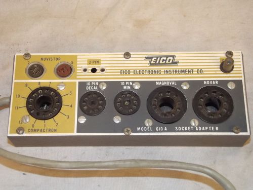 EICO Model 610 A tube tester adapter