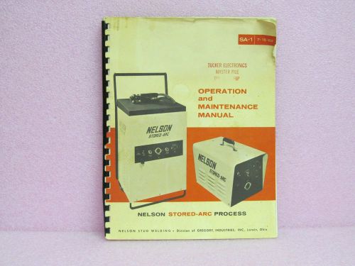 Nelson Manual NSA-50, NSA-150 Stud Welding Unit Operation &amp; Maintenance Manual