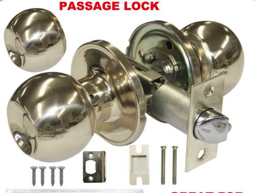 Passage door lock knob interior stainless steel door knob new for sale