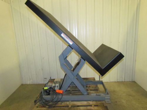 American Scissor 45 deg Lift &amp; Tilt Table 1HP 115V 40x50&#034; Platform 6000 Lb Cap