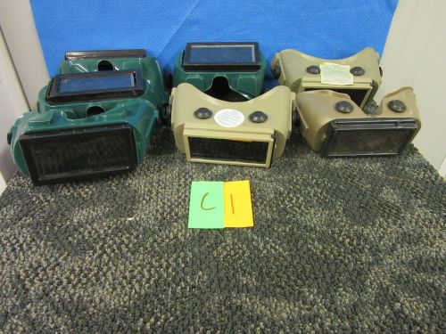 7 sellstrom welders goggles square lens shade 5 vintage steam punk cosplay used for sale