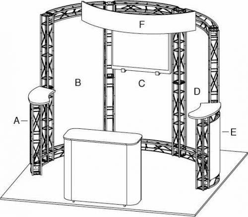 Trade show display 10 x 10 for sale