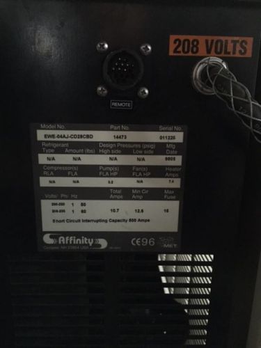 Affinity EWE-04AJ-CD28CBD 208 V 1? Chiller