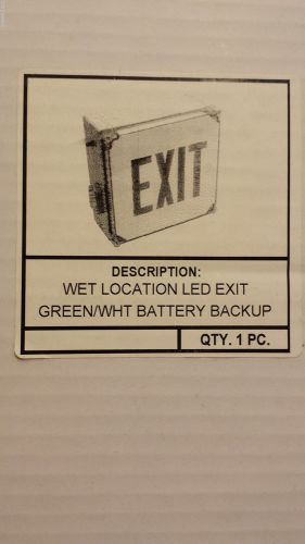 DMF Light DLEDW-500EM-G LED Exit Light Green