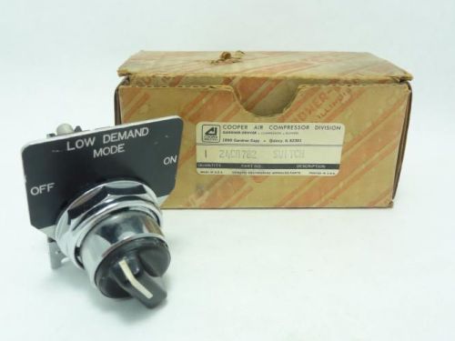 137462 New In Box, Gardner-Denver 24CA782 On-Off Switch