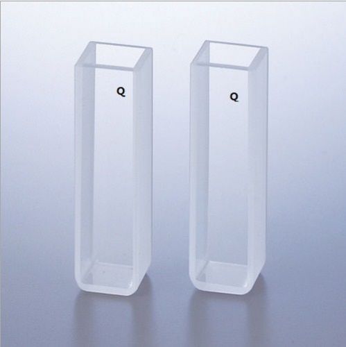 2pcs Optical Quartz Cuvettes Standard 10mm spectrometer cuvette cell