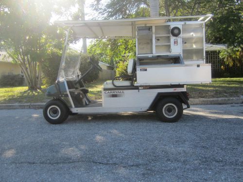 Club car carryall gas powerd refreshment cart for sale