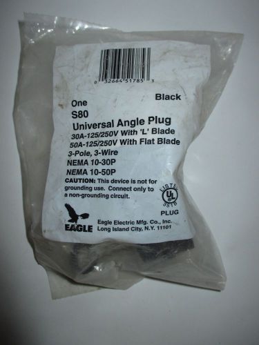 Range/Dryer Plug 3 Pole 3 Wire Universal Eagle S80