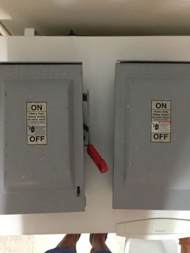 Siemens HF362NR Heavy Duty Safety Switch 60 Amp