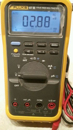 Fluke 87 lll true rms multimeter