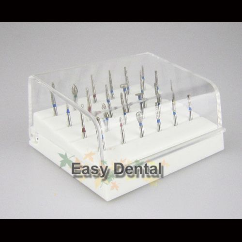 2 Boxes / 48 pcs Diamond Burs For Porcelain Shouldered Abutment Polishing  FG1.6