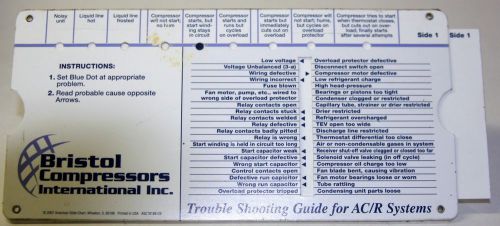 Hvac-plumbing-tool   bristol compressor gauge troubleshooting (b1) for sale