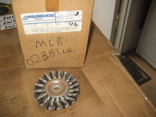 MILWAUKEE 02383 3 X .014 X1/2 WIRE BRUSH (LW0825-1)