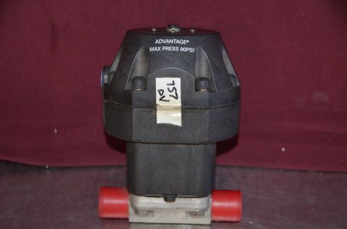 ITT Pure-Flo 1&#034; A208 Advantage Actuator 90psi Sanitary Diaphragm Valve &amp; RA25MAX