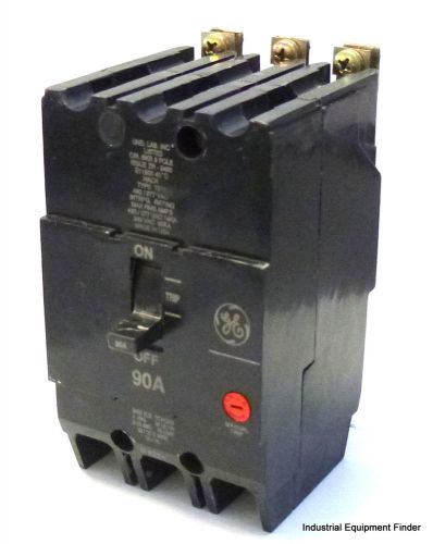 Ge tey390 90amp circuit breaker 3-pole 480/277vac for sale