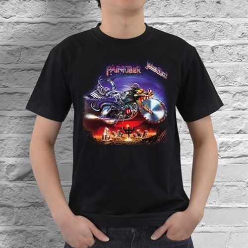 New judas priest pk mens black t-shirt size s, m, l, xl, xxl, xxxl for sale