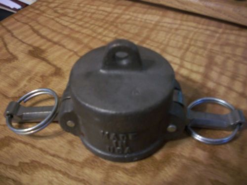 P t 15v 1-1/2 camlock cast iron dust cap  free shipping for sale