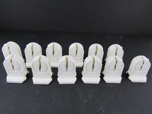 12 NIB Leviton Miniature Lampholder Base&#039;s, T5 Bi-Pin, Low Profile, Snap-In