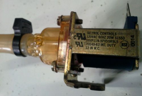 DELTROL S155D SOLENOID WATER VALVE DSVP11N-5PX5SR9L5 120VAC 60Hz 9W