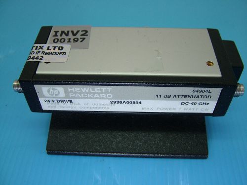 HP 84904L DC-40GHz 11dB Attenuator 1W 24V 2.4mn INV2